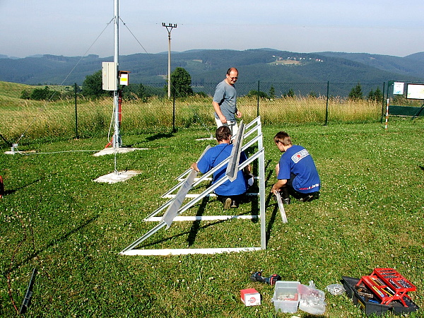 Montáž konstrukce pro panely Montáž konstrukce pro panely